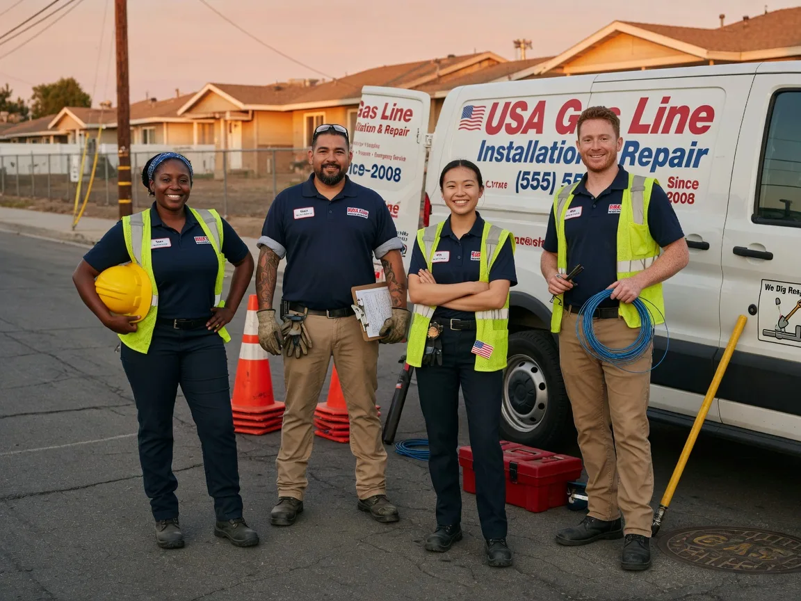 Gas Line Installation company in Emden, IL
