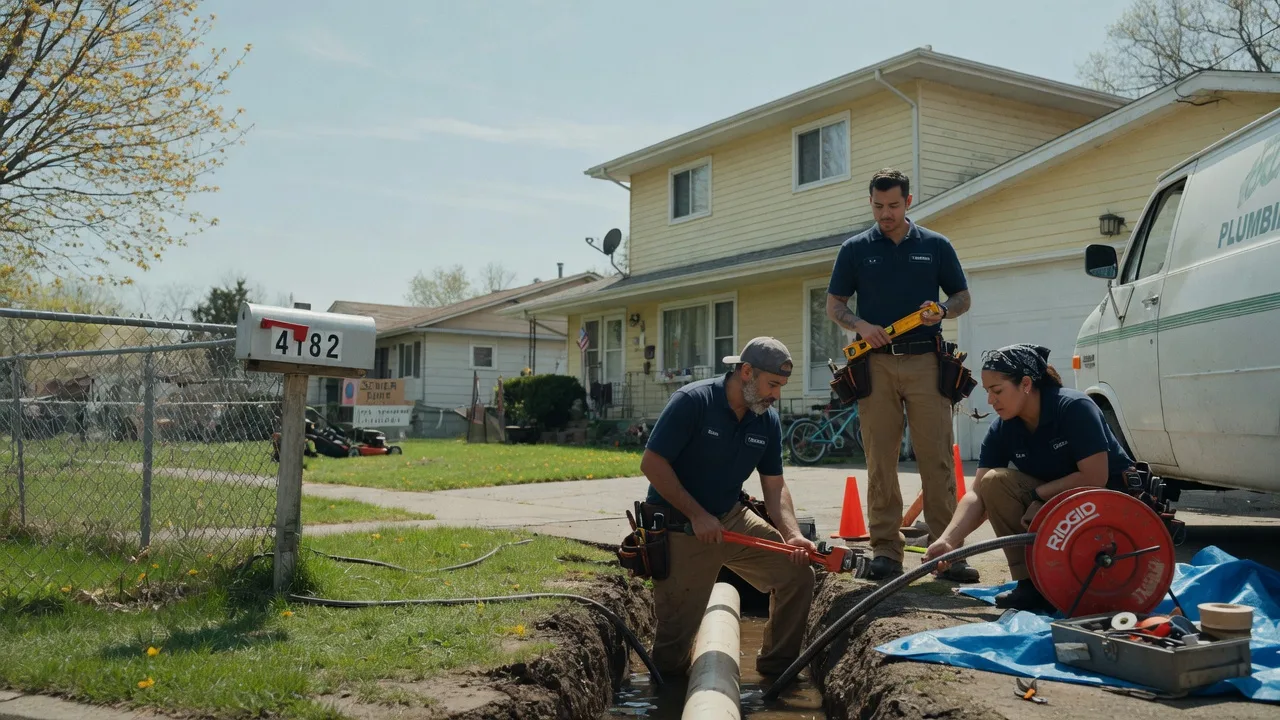 Gas Line Repair in Emden, IL near me